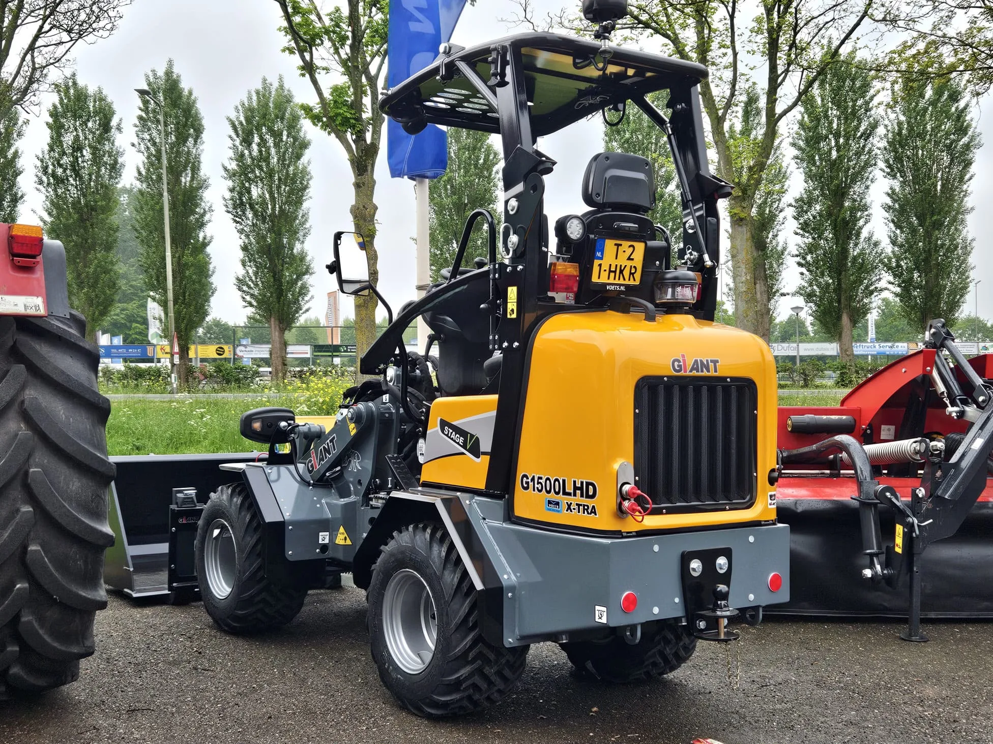 Giant G1500LHD X-TRA minishovel voor kleingraafwerk